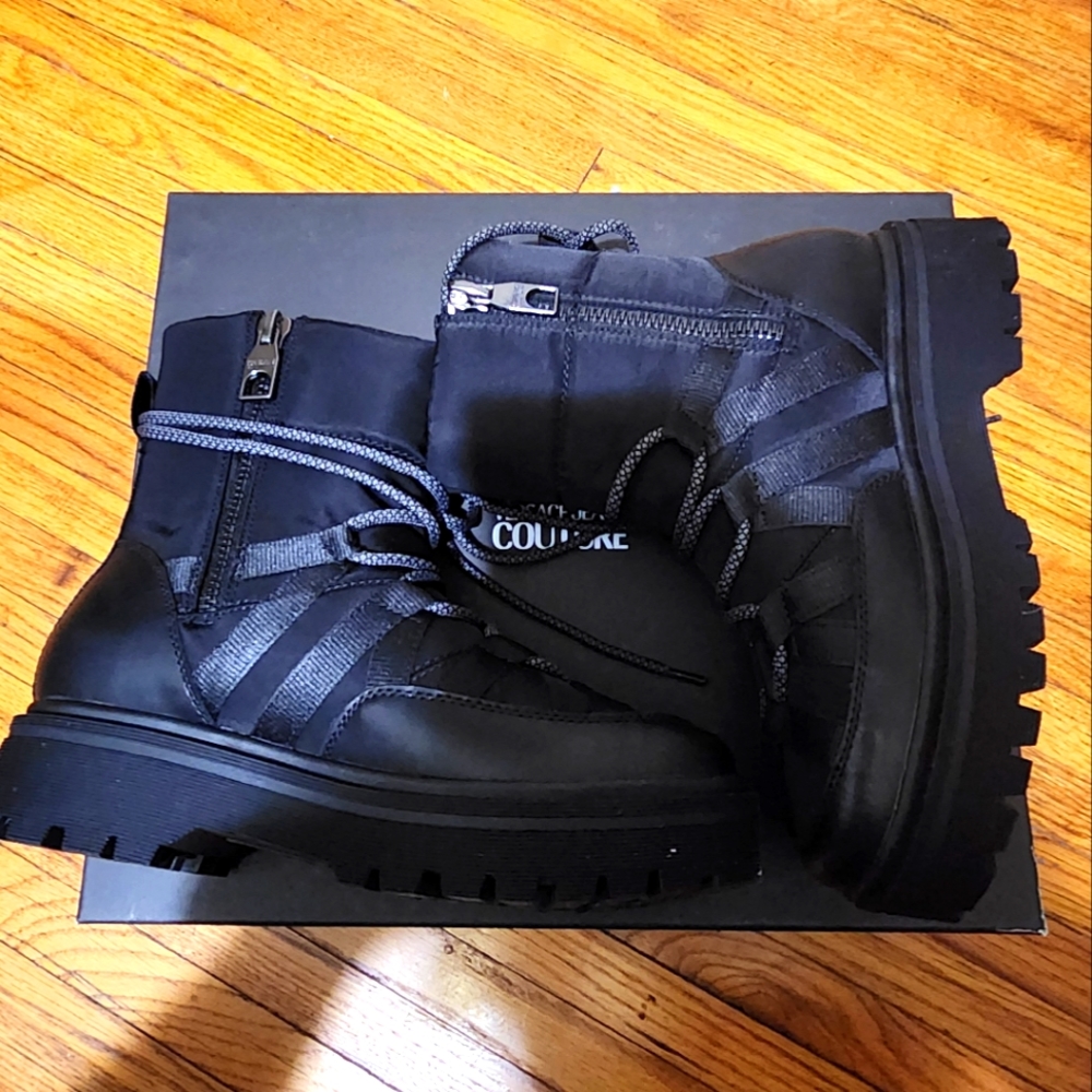 Versace Couture Black syrus Boots